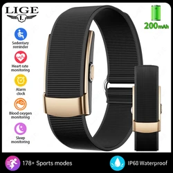 Ultra Light Fitness Tracker with 178+ Sports Modes and Waterproof Smart Features (Black)