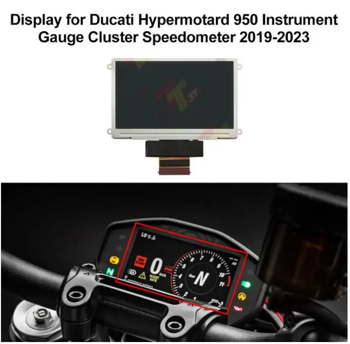 

ЖК-дисплей для приборной панели Ducati Hypermotard 950, измерительный прибор, кластер, спидометр 2019-23