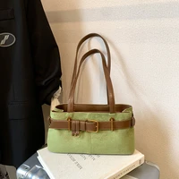 Sac à bandoulière de luxe en cuir PU pour femmes, sac à main en cuir végétalien, fourre-tout tendance avec quincaillerie dorée, nouvelle collection 2025 2