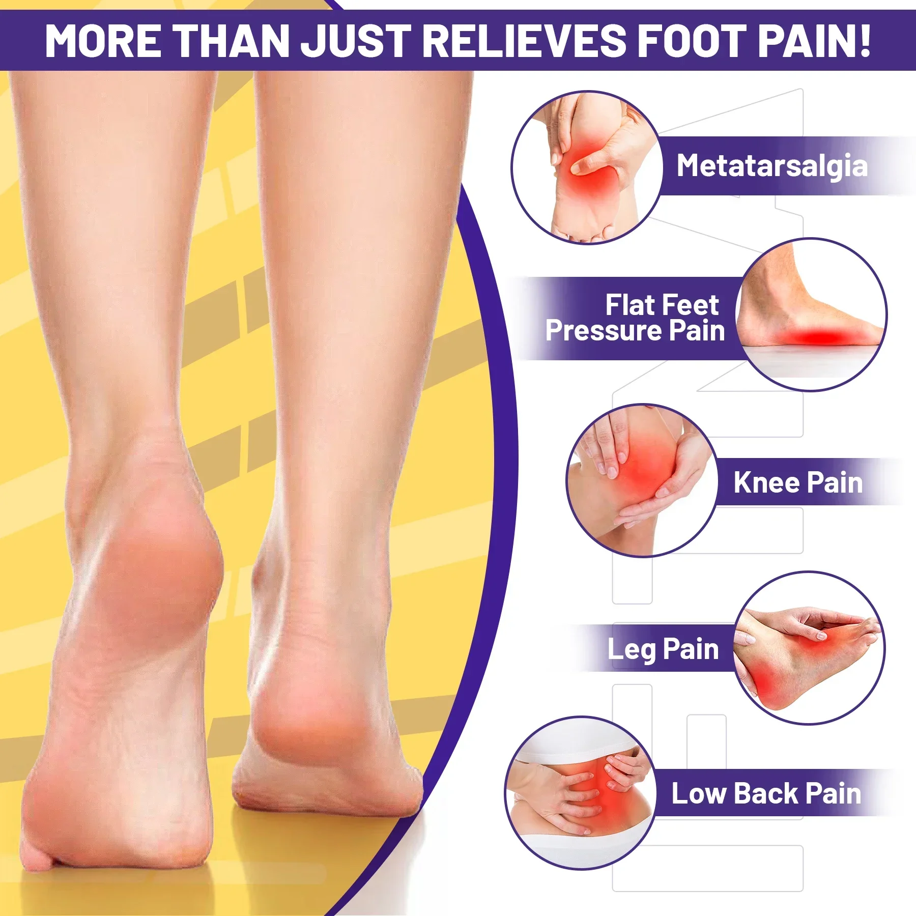 Knee Flat Feet And Calf Pain IFitna Plantar Fasciitis Pain Relief