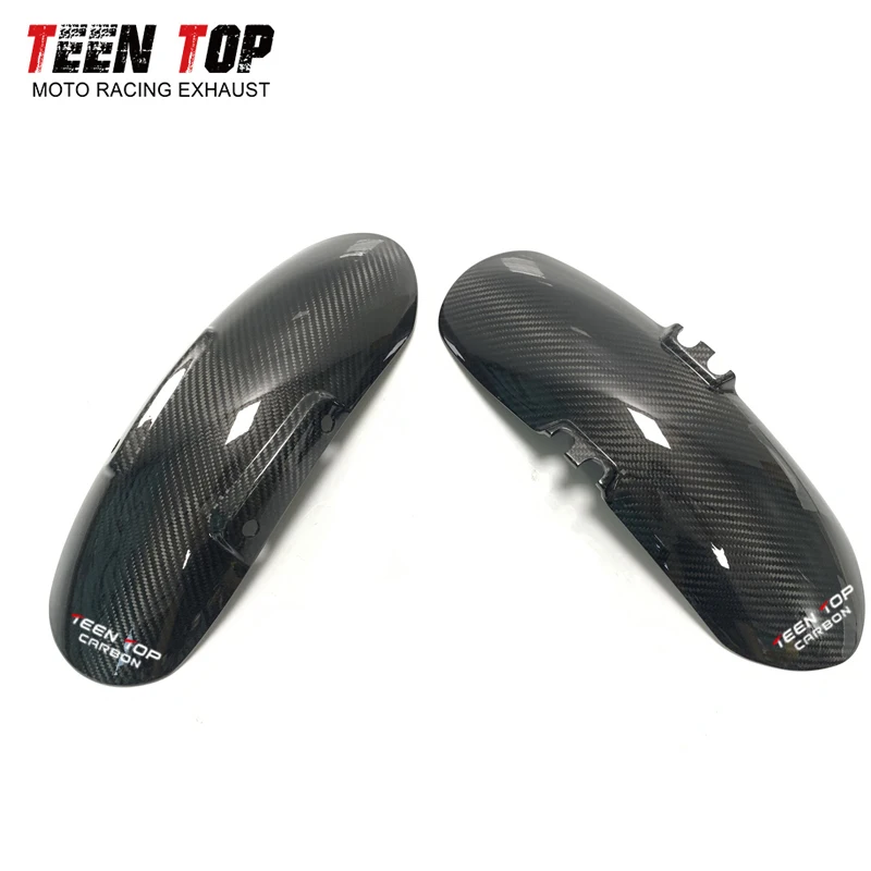 New 100% Real Carbon Fiber Motorcycle Front Wheel Fender Mudguard Motorbike Part For BMW R NINE T R9T 2014 2015 2016 2017 2018 - Image 5