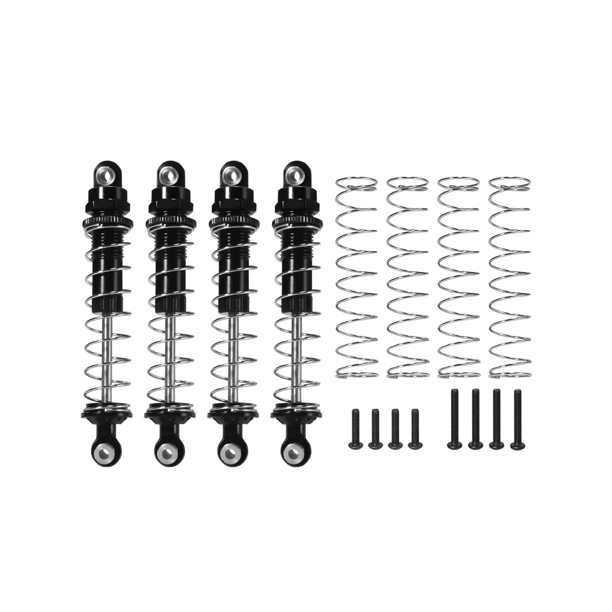 

4 шт., металлический амортизатор для радиоуправляемого гусеничного автомобиля