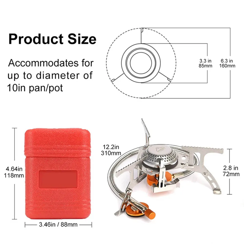 Camping Gas Stove Outdoor Tourist Burner Big Power Heater Tourism Cooker Barbecue Tourism Supplies Picnic Equipment 4 Camping Gas Stove Outdoor Tourist Burner Big Power Heater Tourism Cooker Barbecue Tourism Supplies Picnic Equipment 4
