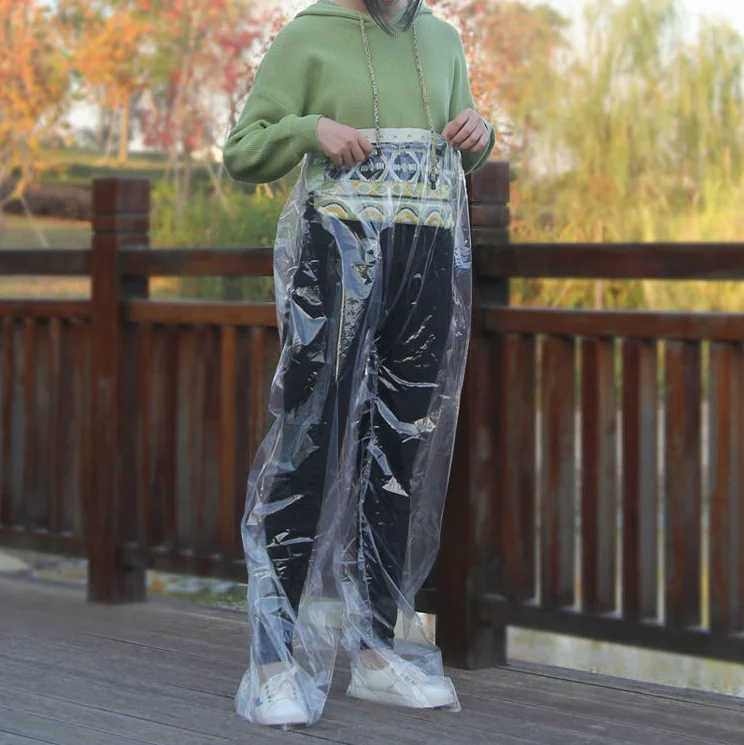 Foot-Wrapped Thickened Wear-Resistant Foot-Sealed Rain Pants
