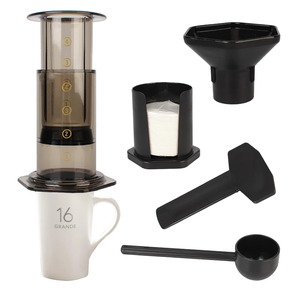 

Coffee Pot Portable New Filter Glass Espresso Coffee Maker Kitchen Supplies French Press Cafe Cafe Press Machine Barista Tools