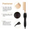 2 in1 Hot Comb Hair Straightener Electric Heating Comb Fast Heating Portable Travel Anti-Scald Beard Straightener Press Hot Comb 4