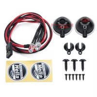 MIBIDAO 2/4LED RC Car Roof Light Round Lamp Spotlight For 1/10 Axial SCX10 II 90046 TRX4 Tamiya CC01 D90 D110 - Image 4