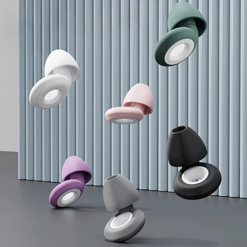Earplugs Noise Cancelling for Sleep Waterproof Swimming Earplug Work Travel Soundproof Ear Plug Hearing Protection Ear Protector 1
