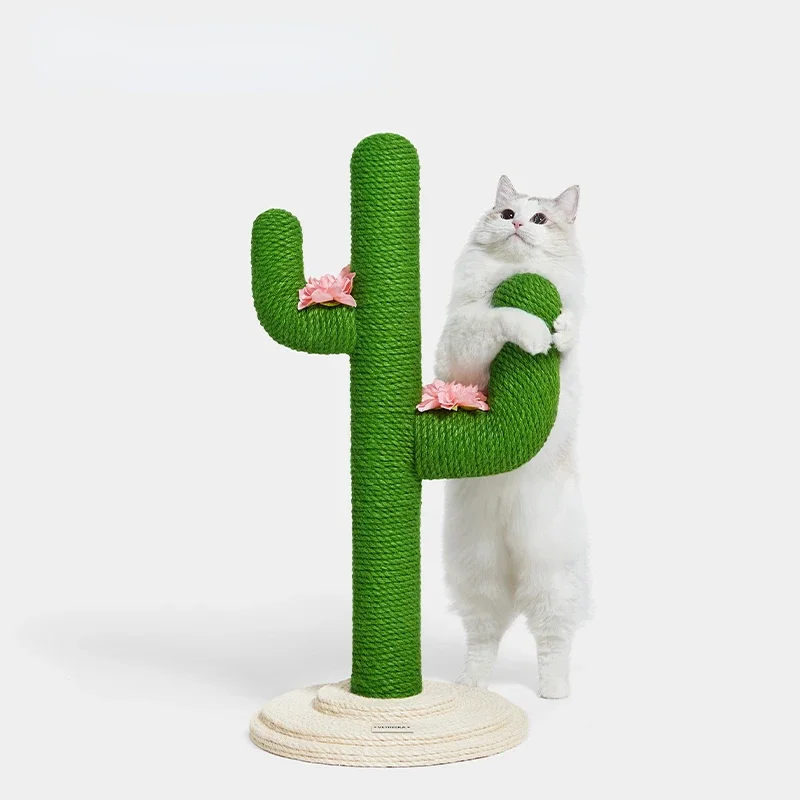 

Cactus Cat Climbing Frame Cat Scratching Board Cat Tree Integrated Vertical Cats Shelf Large Small Trunk Wear-resistant Cats Toy