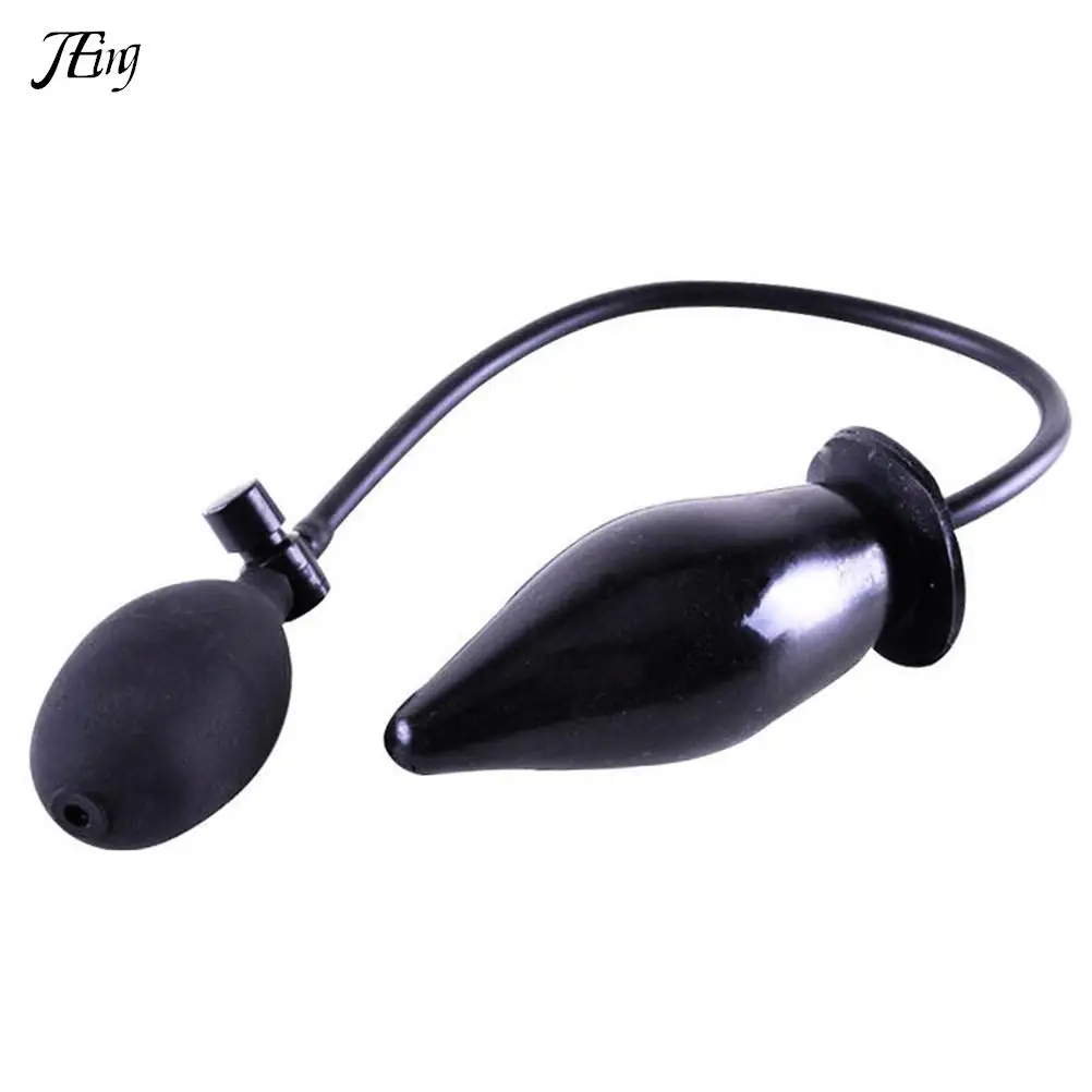 Black Silicone Inflatable Air Bag Backyard Massager Passionate Party Favor party toys