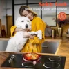 30" Electric Ceramic Cooktop 4 Burner Built-in Stove Top Touch Knob Control 6700W Child Lock 3
