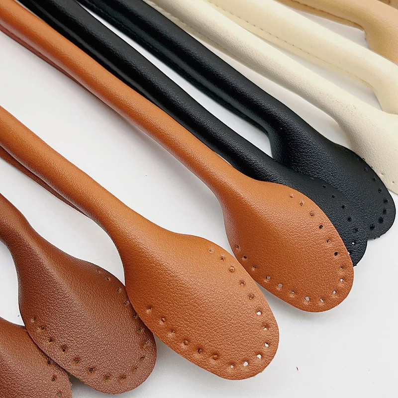 1Pair Bag Handles Bag Shoulder Leather Handle DIY Purse Strap Handbags Belts Strap Replacement Hand Strap Women Bags Accessories
