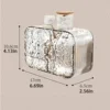 Multi-functional Makeup Organizer with Glacier Patterns: Perfect for Bathroom Storage without Drilling Holes 1
