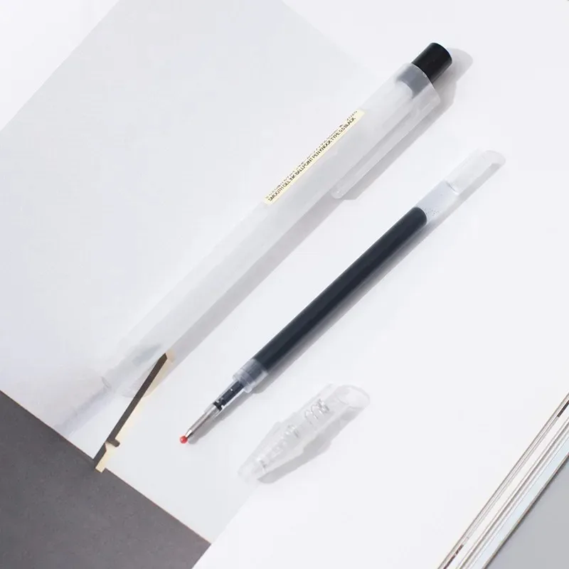 5/3Pcs/Set 0.5mm MUJIs Kawaii Gel Pens Black/Red/Blue Ink Japan Color Pen Office School Cute Ballpoint Refills Stationery gel pens