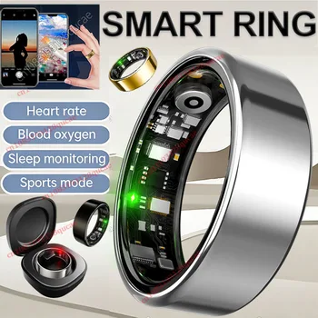2026 New R12 Smart Ring with Charging Box, Multiple Sport Mode, Health Manager, 5ATM IP68 Waterproof For Men Women Smartring Men 1