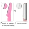 20Pcs/Bottle Eyebrow Razors With Container Facial Eye Brow Trimmer In Case Hair Removal Shaver Safe Blades Trimming Tools 3