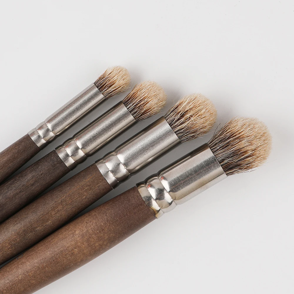 Artsecret #699 dome 4 szt./zestaw włosia borsuka sierść zwierzęca brzozowy gwasz w stylu długopis do malowania pędzie do farb olejnych artysty