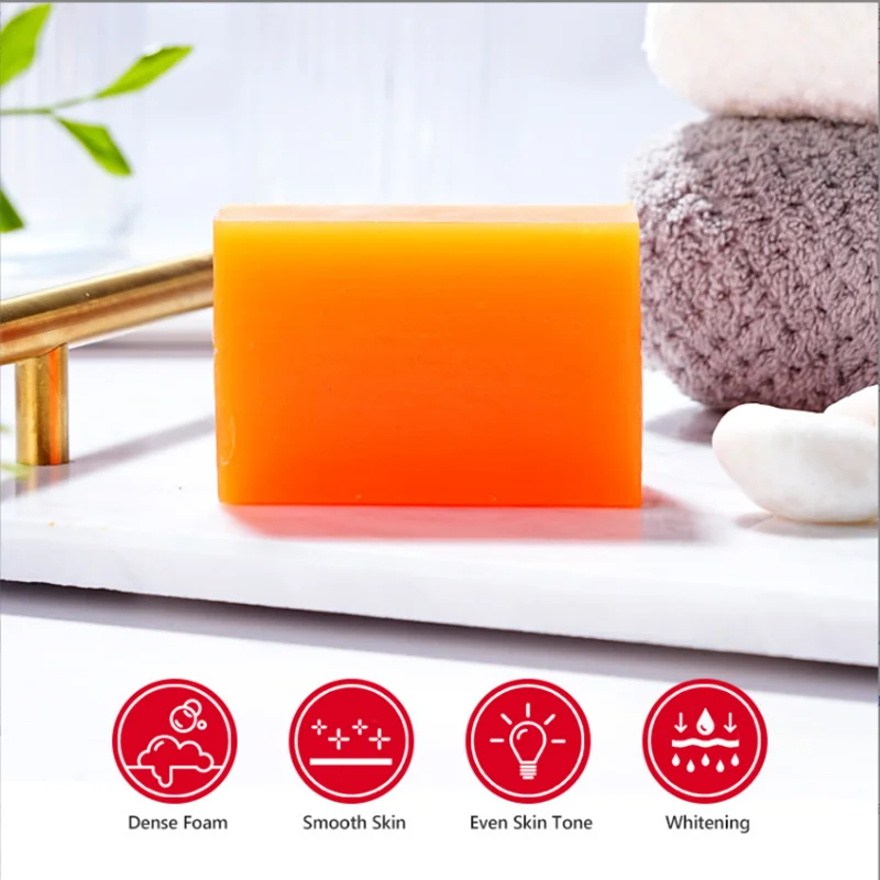 Handmade Whitening Soap Skin Care Deep Cleaning Moisturizing Cleansing Essential Temperate Soap Brighten Skin Kojic Acid Soap