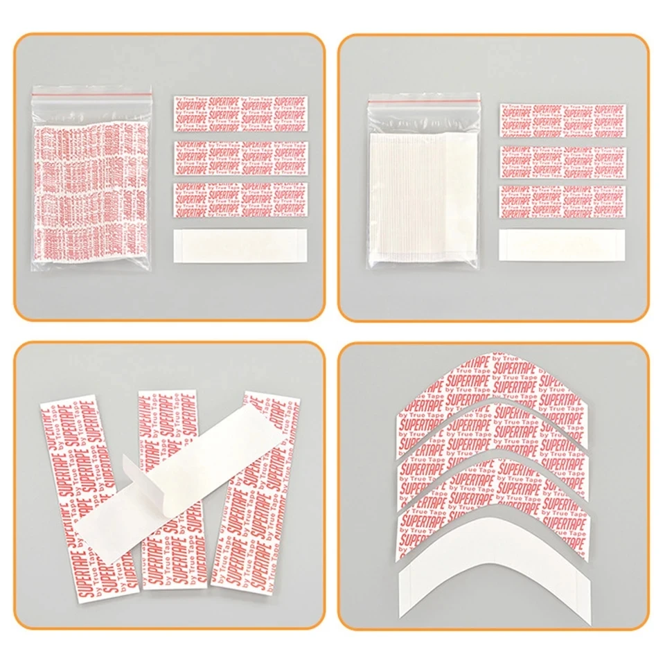 Super Tape Lace Wig Tape Waterproof Double Sided Hair Adhesive Strips For Toupees/Lace Wigs 36/180/360pcs