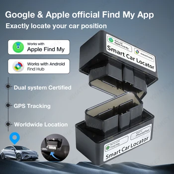 Mini Localizzatore GPS Smart Tag per Auto, Localizzatore GPS OBD per Dispositivi iOS e Android, Monitor GPS OBD, Dispositivo Anti-smarrimento