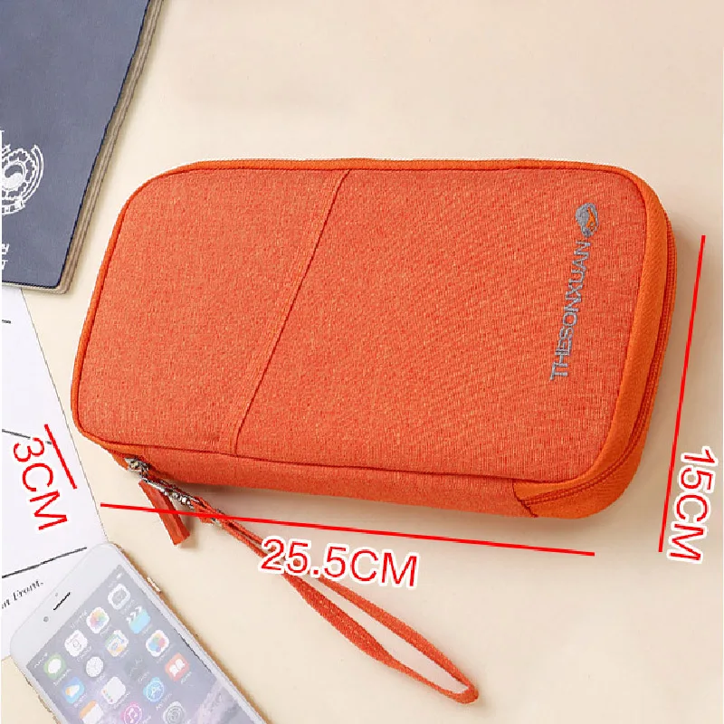 Women Travel Wallet Family Passport Holder Tickets Storage Bag Wallet  Credit Waterproof Document Case Organizer Card Id Handbag - Storage Bags -  AliExpress