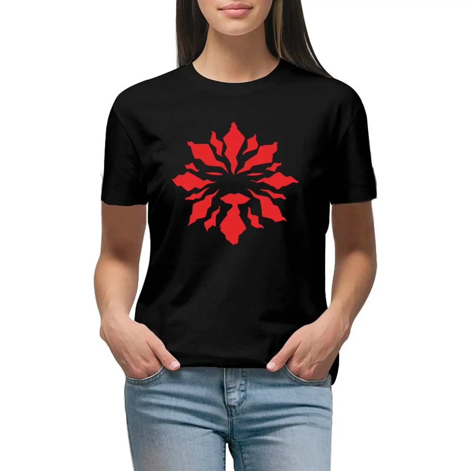 

Redsun original Logo T-shirt female summer tops aesthetic clothes tops for Women