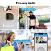 Srihome SH052 Wifi 5MP Wireless PTZ IP AI Auto Tracking Sound&Light Alarm Starlight Color Night Vision Outdoors Surveillance Cam 4