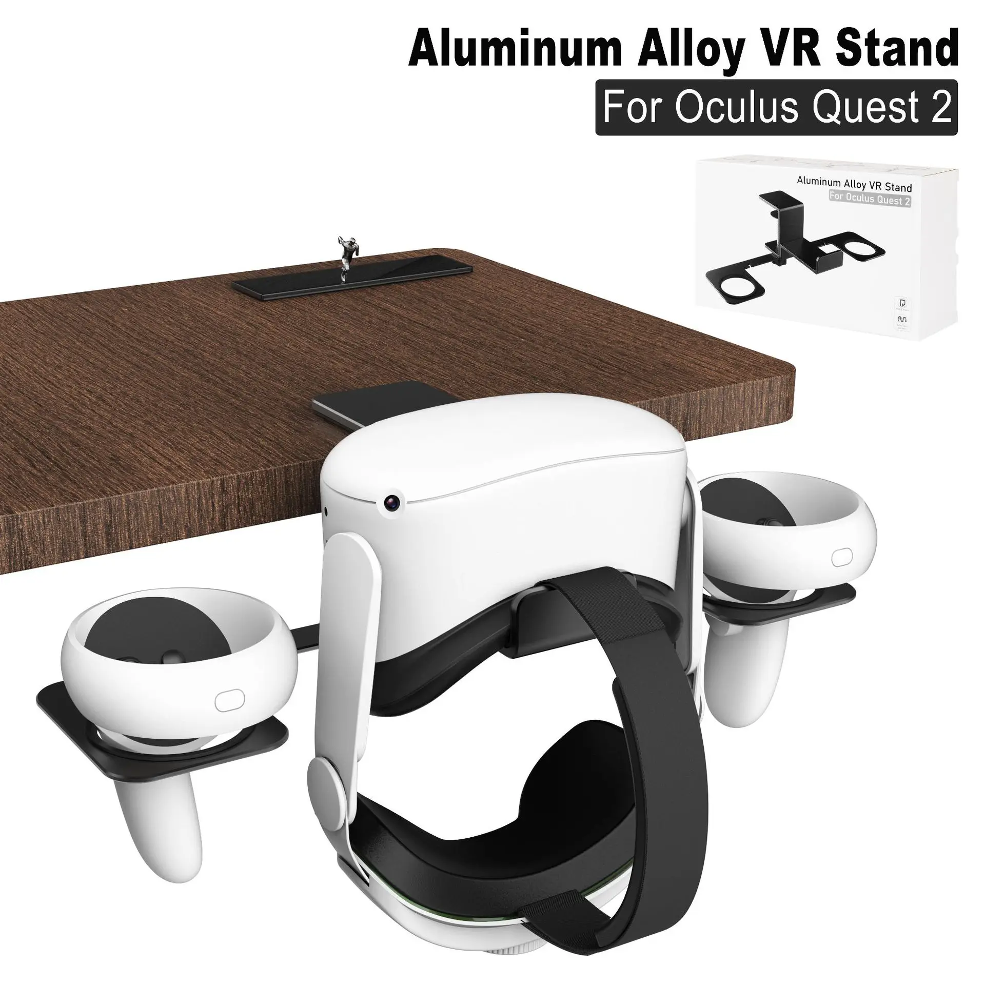 Metal VR Stand For Oculus Quest 2 VR Headset Display Holder Touch Controller Desktop Storage For Oculus Quest 2 Accessories