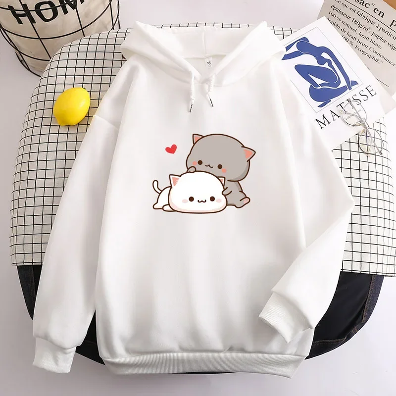 

Men's And Women Long Sleeves Kawaii Girl Anime Sweatshirt Fleece Harajuku Oversized Casual Pullover Cute Valentine's Day Gift