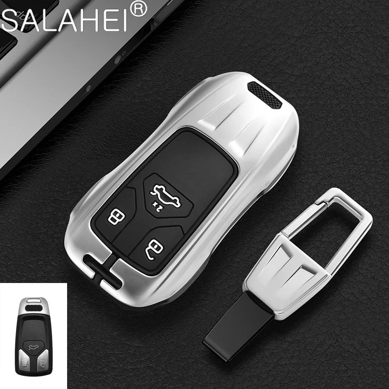 

Sports Car Shape Key Case Cover Remote Shell Keychain For Audi A1 A4 A5 A6 A7 A8 B6 B7 B8 B9 TT 8S SQ5 A4L A6L Q3 Q5 Q7 S5 S6 S7