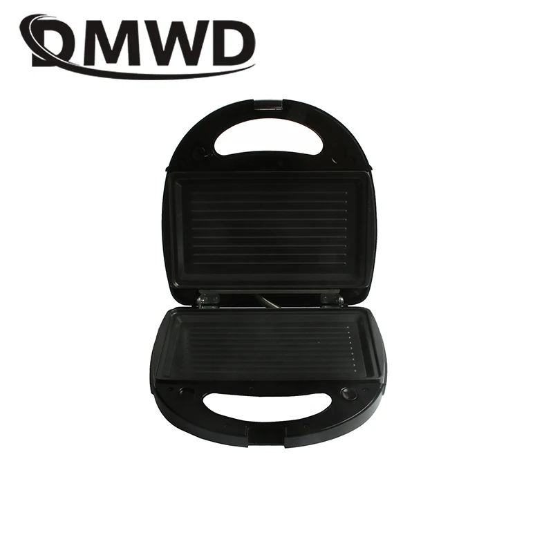 DMWD 3 in 1 Electric MINI Egg Waffle Sandwich Maker Grilling Plates Breakfast Baking Machine Panini Toaster Bread Frying Pan EU 3