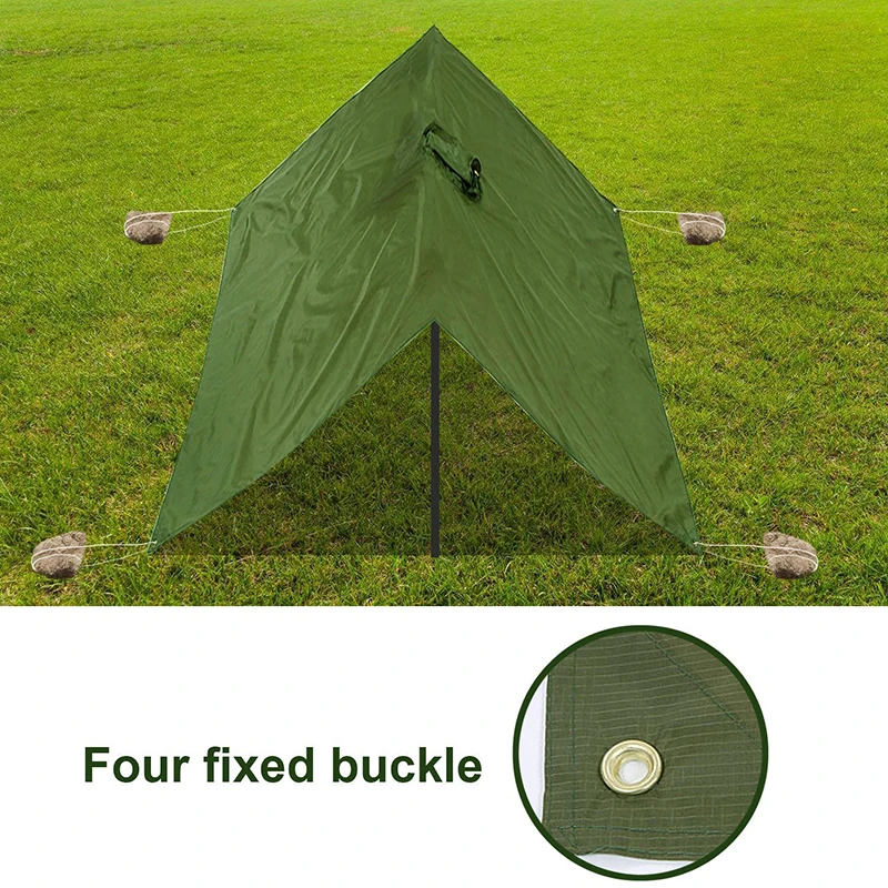 Tarpaulin Rain Cover 3 in 1 Raincoat Backpack Rain Cover Rain Coat Hood Hiking Cycling Cover Poncho Raincoat Waterproof Outdoor Camping Tent Mat