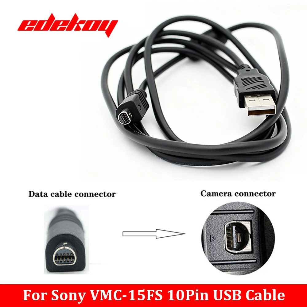  VMC-15FS 호환 10핀 USB 케이블 ( 핸디캠 캠코더용)