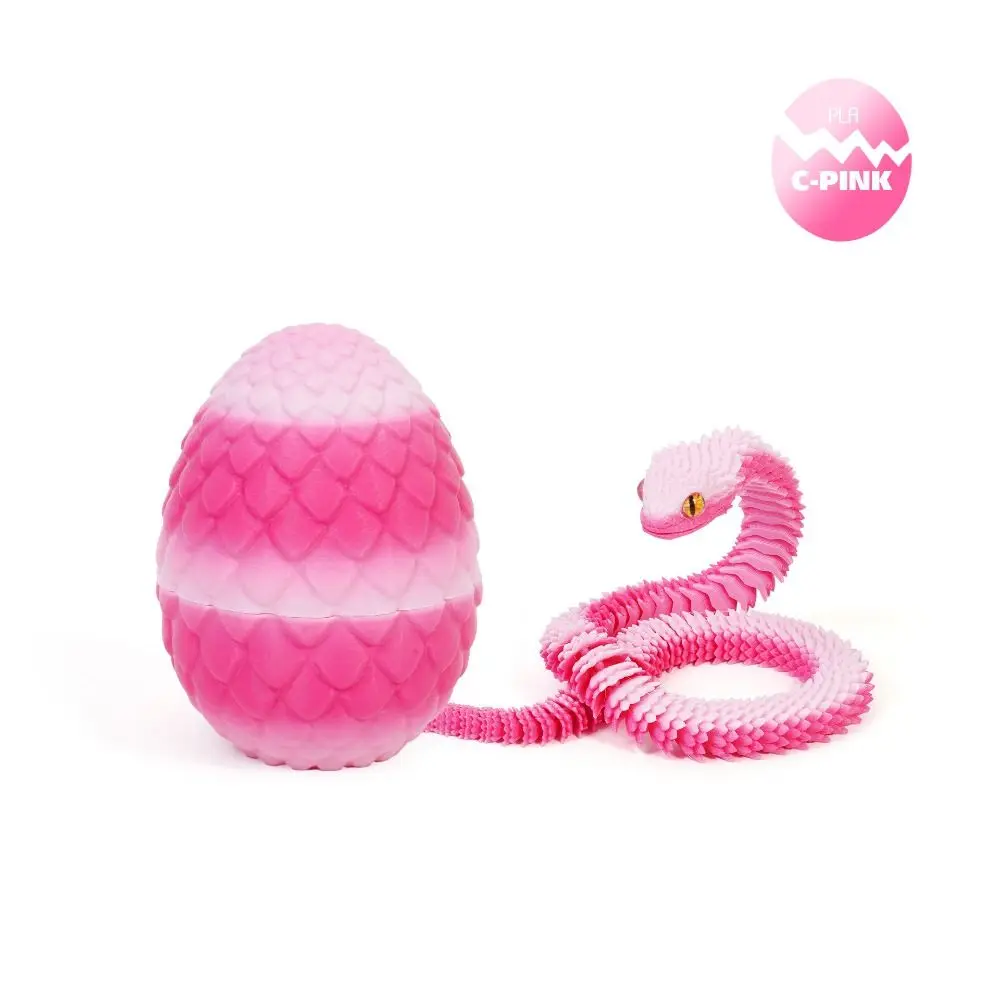 3D Printed Toy Simulation Snake Figurine Anime Figure Toy Action Figure Toy Miniature Figurines 3D Printed Snake Toys