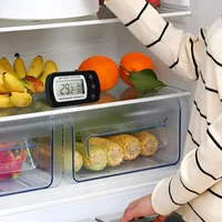Thermomètre numérique pour congélateur, grand thermomètre LCD pour réfrigérateur, moniteur de température de cuisine étanche pour la maison 2