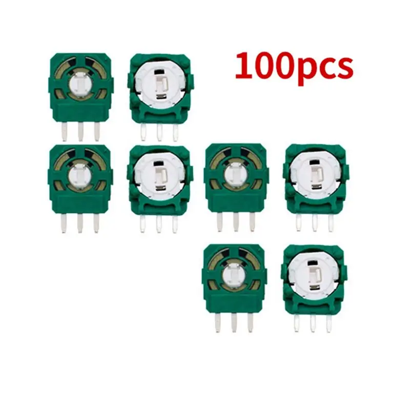 【A43M】100Pcs 조이스틱 아날로그 센서 모듈 플레이스테이션 5 컨트롤러용 교체용 로커 전위차계, 고정밀