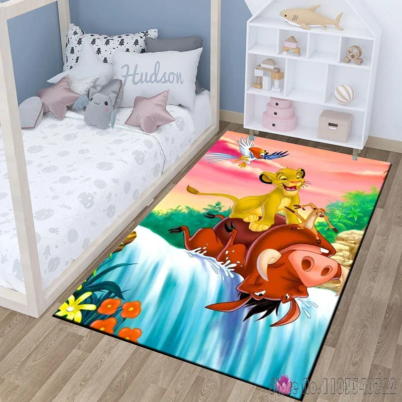 Simba The Lion King Large Area Rug Carpets 80x120cm Decor for Bathroom Kids Floor Mat Living Room Children's Bedroom 3