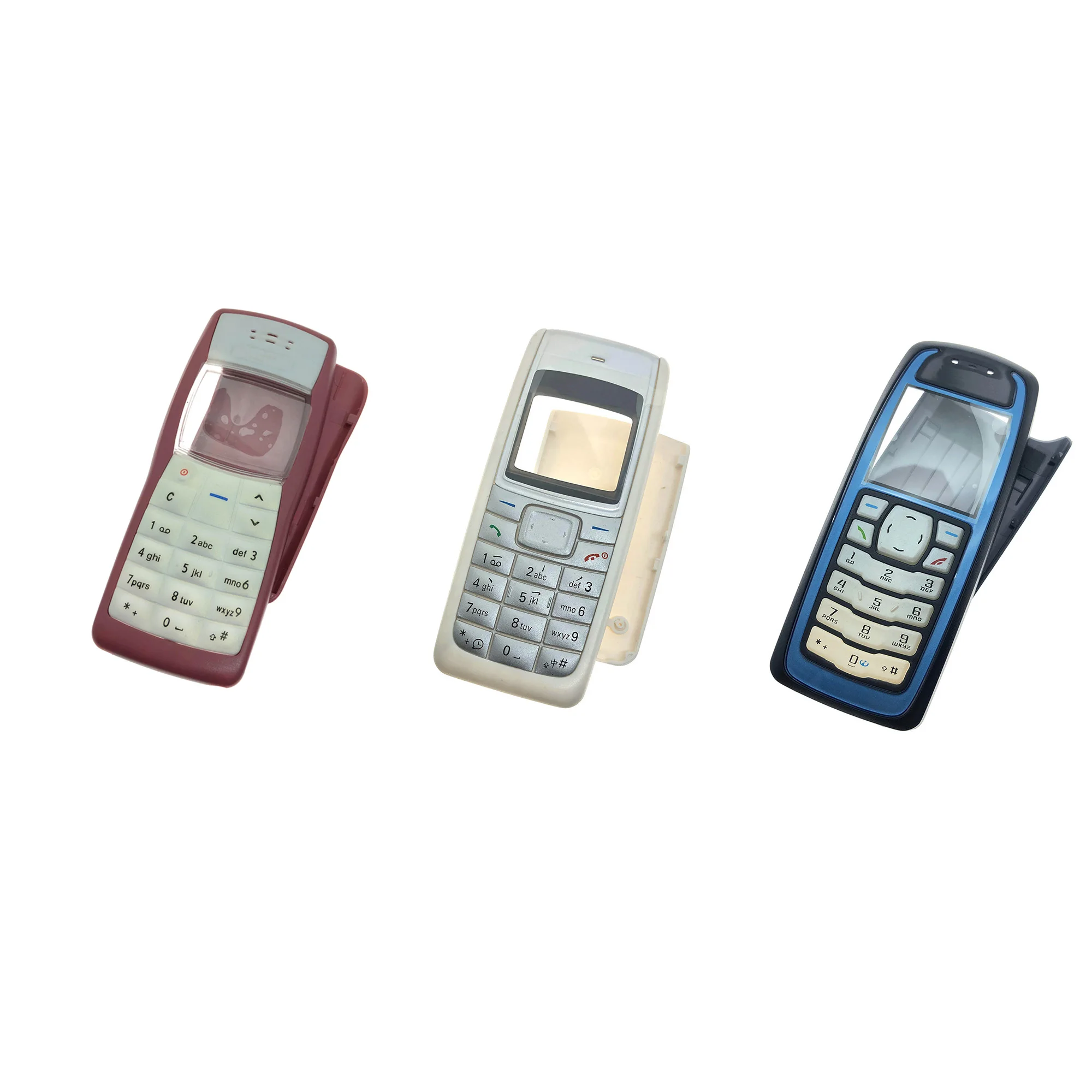 Per Nokia 3100 1100 Housing Faceplate Anteriore Telaio Della Copertura Della Cassa + Posteriore Della Copertura/Copertura Del Portello Della Batteria 