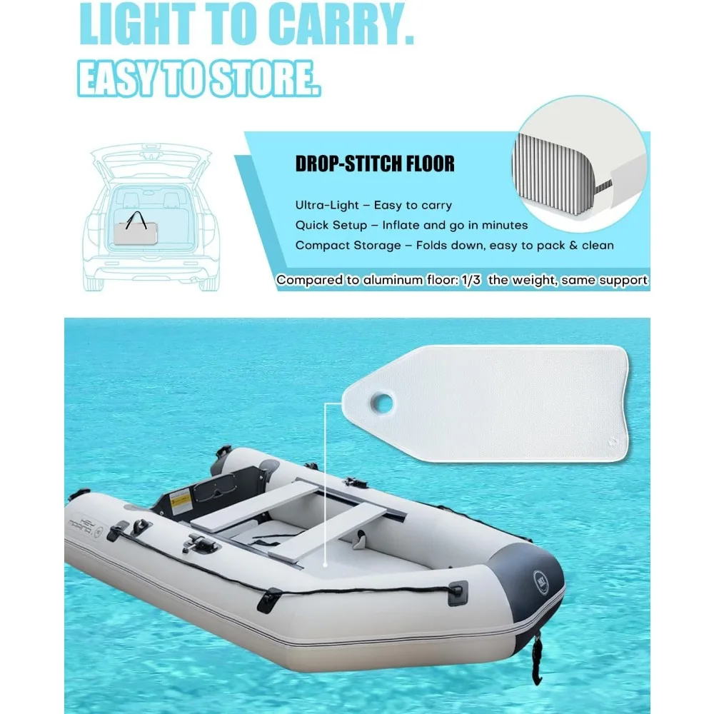 10ft Drop-Stitch Inflatable Dinghy 3