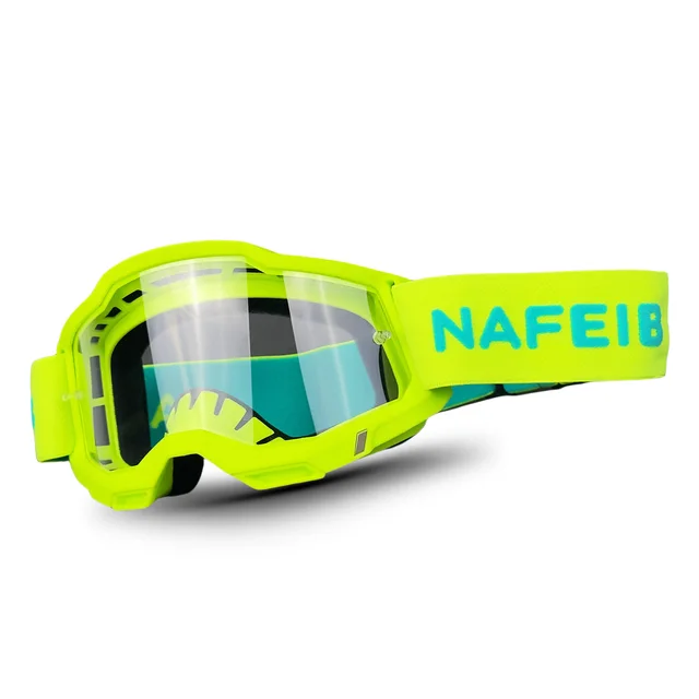 NAFEIB Motorcycle Goggles Motocross Glasses Off-road Sunglasses For Man MTB ATV Mask Windproof Protection Cycling Racing Goggles