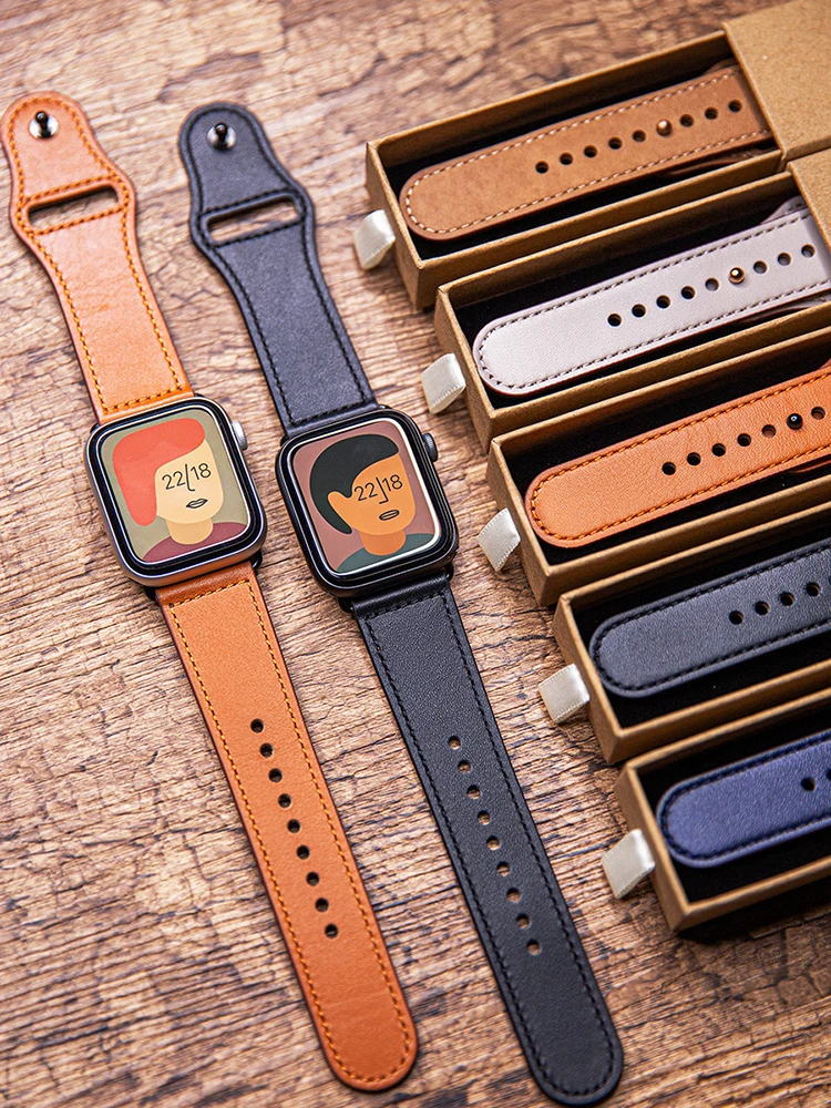 Luxurious Leather Watch Strap - Premium Design