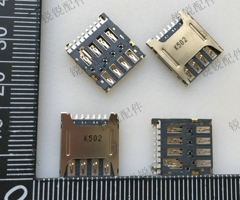 

Free shipping For original MICRO SIM Card slot 9P plug-in mobile phone small card slot NANO SIM card slot