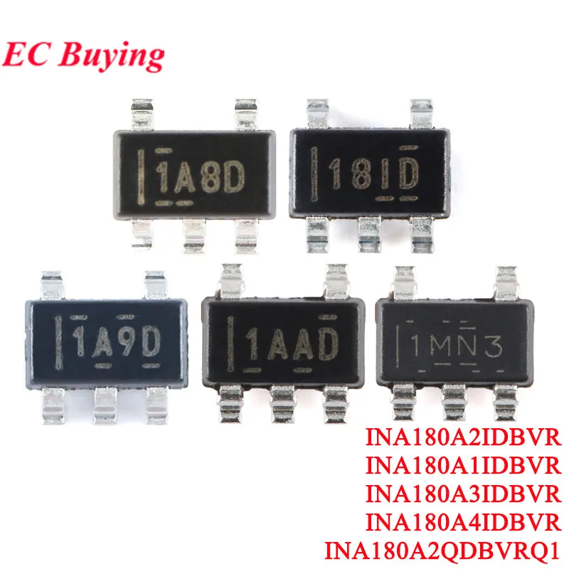 INA180A1IDBVR Stromsensor IC - 10 Stück SOT23-5