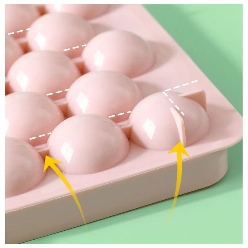 1PC Plastic Ice Cube Maker Form For Ice Candy Cake Pudding Chocolate Molds Easy-Release Square Shape Cube Trays Molds