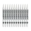 1/12Pcs Oily White Marker Pen Graffiti Pens Waterproof Permanent Gel Pencil Tire Painting Notebook Tyre Tread Environmental Pen 2