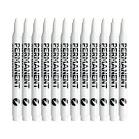1/12Pcs Oily White Marker Pen Graffiti Pens Waterproof Permanent Gel Pencil Tire Painting Notebook Tyre Tread Environmental Pen 2