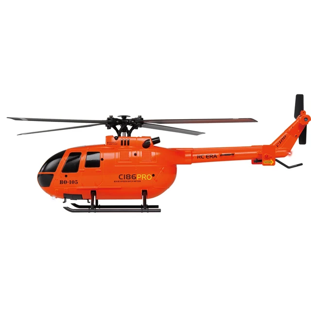 C186 Pro B105 2.4G RTF RC Helicopter 4 Ppropellers 6 Axis Electronic Gyroscope for Stabilization Remote Control Hobbies Toys - Image 4