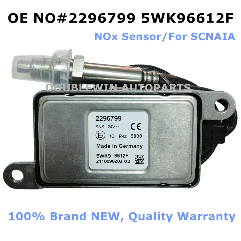 

2296799 5WK96612F 2020691 1872080 2247379 5WK96612D Nitrogen Oxygen NOx Sensor For Scania Engine Spare Parts 24V