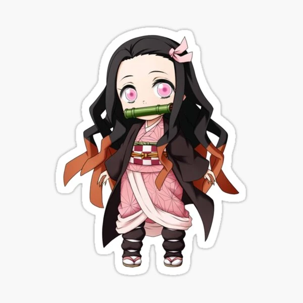 Nezuko Kamado / Oni' Demon Slayer: Kimetsu no Yaiba Deco Sticker with 5  Pieces of Gum', Goods / Accessories