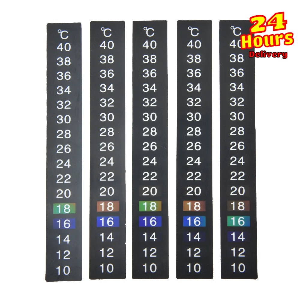

Dual Scale Aquarium Thermometer Fish Tank Liquid Fahrenheit Sticker Digital Aquarium Aquarium Thermometer Stick Control Products